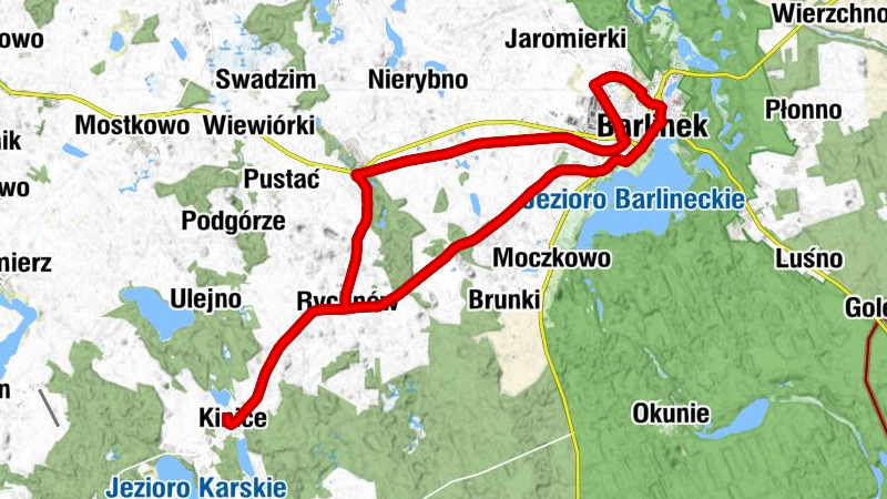 Kinice - Kościół pw. Wniebowzięcia Najświętszej Maryi Panny - Rychnów - Barlinek