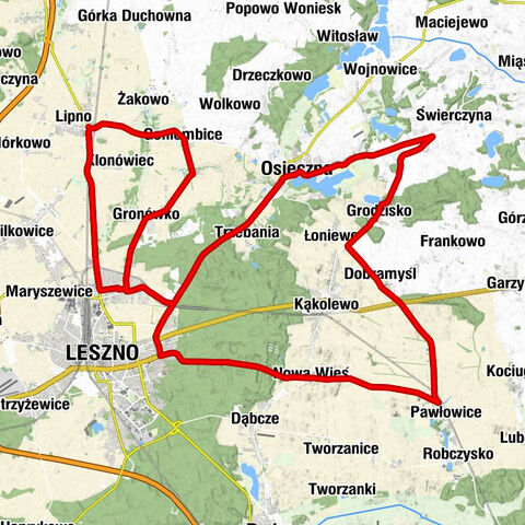 Raz Dwa Trzy - Leszno - Osieczna - Kościół pw. świętego Mikołaja