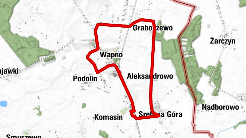 Wapno - Kościół pod wezwaniem świętej Barbary - Graboszewo - powiat wągrowiecki