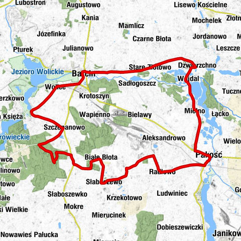 Pakość - Ludkowo - Mielno - Barcin