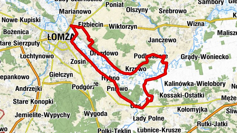 Piątnica Włościańska - Stara Łomża nad Rzeką - Kościół pw. Świętego Jakuba Apostoła - Łomża