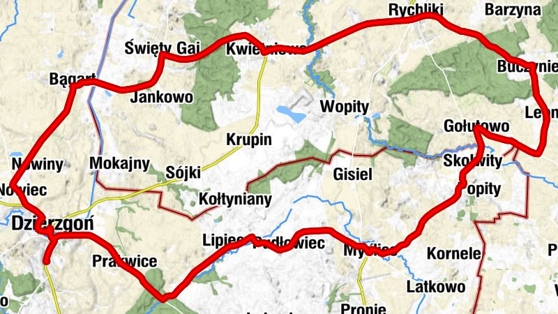 Osiedle Ignacego Krasickiego - Kościół pw. Trójcy Przenajświętszej - Kościół pw. Świętego Wojciecha - Kościół pw. Podwyższenia Krzyża Świętego