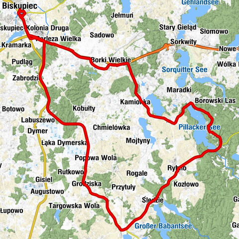 Biskupiec - Kościół pw. Świętego Jana Chrzciciela - Kaplica domowa - Kościół pw. Świętego Bonifacego Biskupa Męczennika