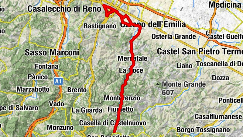 Bologna San Ruffillo - Bologna - San Lazzaro di Savena - Chiesa di San Giovanni Battista di Mercatale