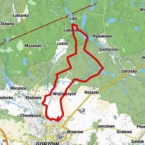 Wojcieszyce - Kościół Podwyższenia Krzyża - Stern - Łośno