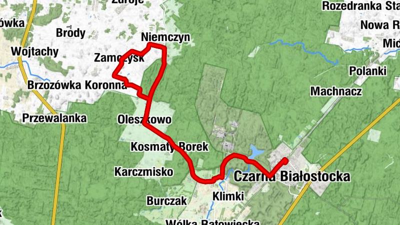 Czarna Białostocka - Miasteczko Nr 2 - Kościół pw. Matki Bożej Anielskiej