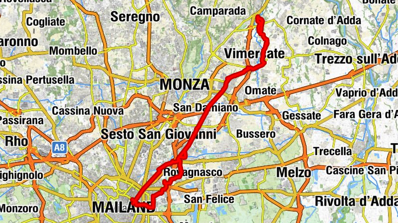 La Fermata - Chiesa di San Lucio - Collina del Parco Lambro - Chiesa dei Santi Cornelio e Cipriano