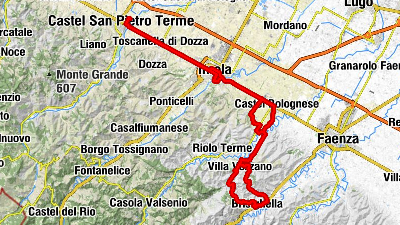 Castel San Pietro Terme - Santuario della Beata Vergine del Piratello - Col Giovannina - Monte Sacco