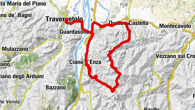 Traversetolo - Mamma Rosa - Monte Rivaronca - Monte Fontana