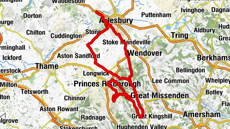 Aylesbury Vale Parkway - Beijing - Saint Teresa's - Whiteleaf Hill