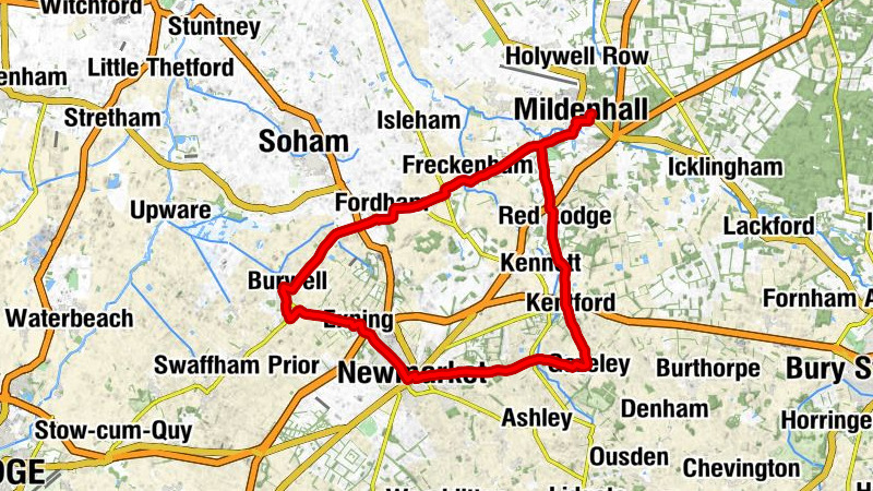 Mildenhall - Saint Mary's, Mildenhall - St Peter & St Mary Magdalene - St Martin (Exning and Landwade Parish Church)
