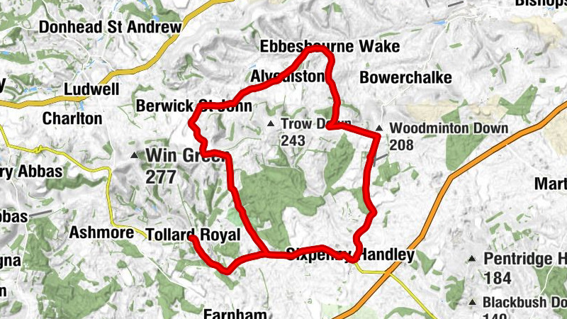 Tollard Royal - Deanend - St Mary - Sixpenny Handley