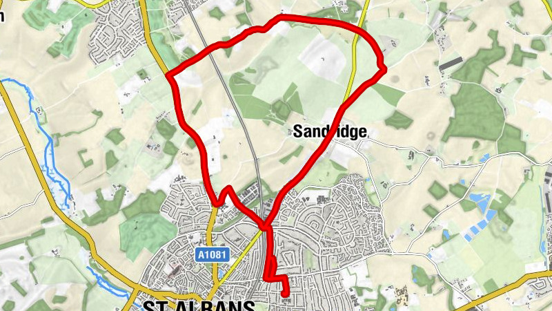 London - Harpenden - Luton - St Albans