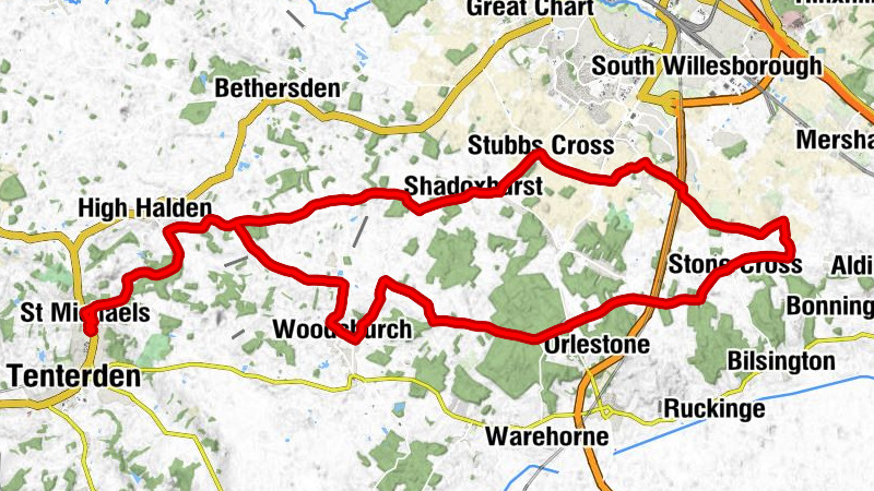 St Michaels - Great Engeham - St Francis - Ashford