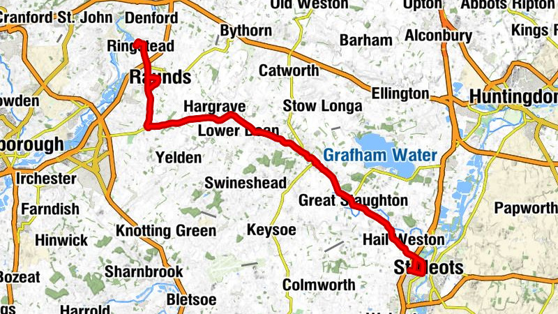 Ringstead - St Thomas More Church, Raunds - Raunds Methodist Church - St Andrew (Kimbolton Parish Church)