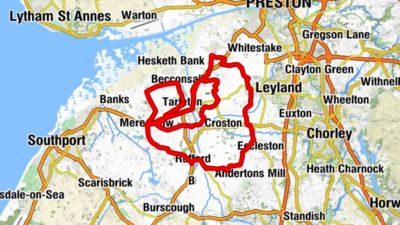 Mere Brow - St Mary's Church - St Mary the Virgin - Holmeswood Methodist Church