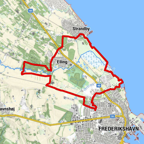 Frederikshavn - Mariendal - Strandby - Lerbæk