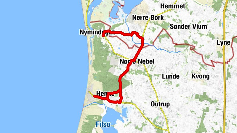 Vesterlund - Sønder Bork Kirke - Sønder Bork - Bork Kro