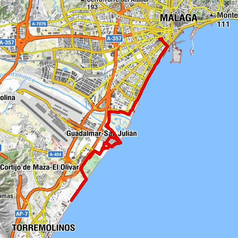 El Perchel - Santuario de la Virgen del Carmen - Torremolinos - Málaga
