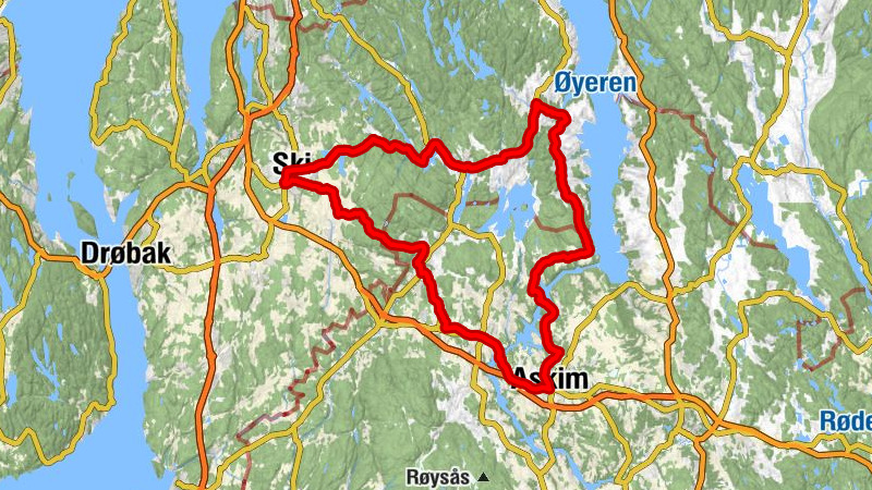 Askim - Tomter kirke - Ski menighetshus - Enebakk kapell