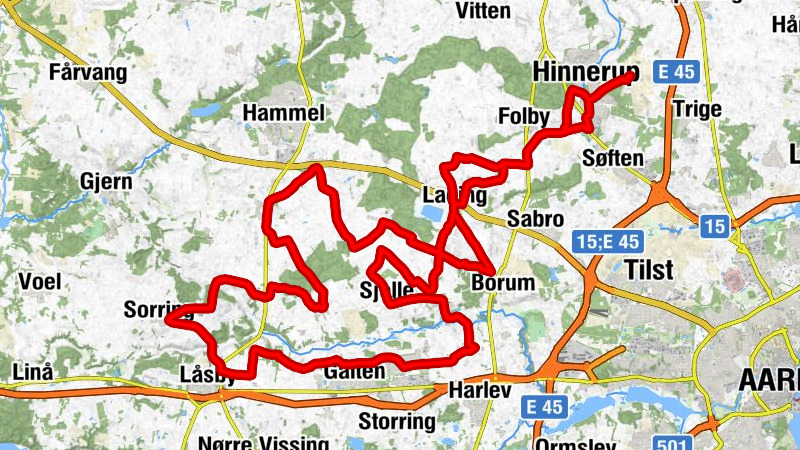 Hinnerup - Norring - Galten Kirke