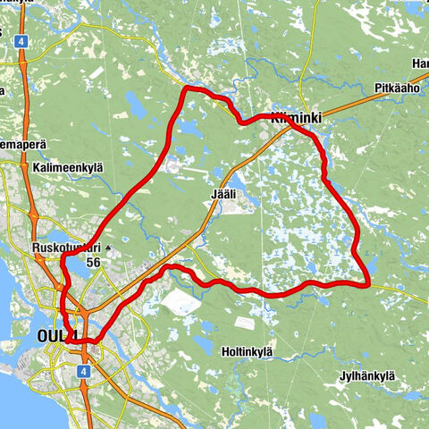 Oulu - Haipuskylä - Kiiminki