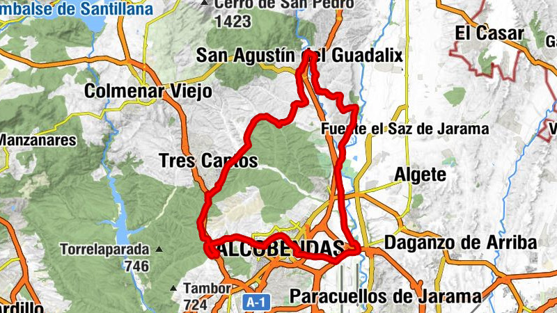 Baunatal - Alcobendas - San Agustín del Guadalix - San Sebastián de los Reyes