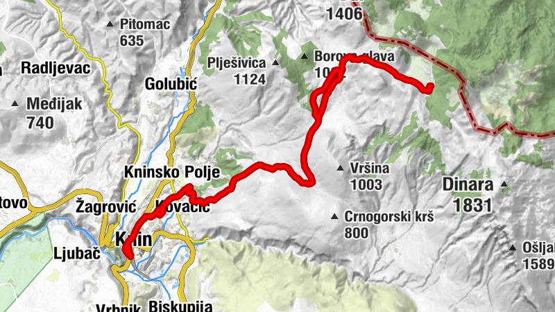 Knin - La Rossa - Guge