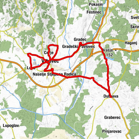 Dubrava - crkva Ranjenog Isusa - Vrbovec - kapela svetog Florijana