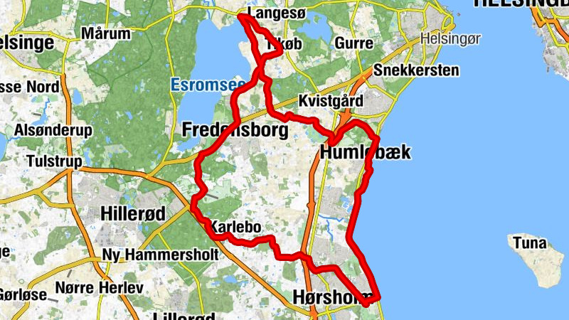 Rungsted Kyst - Hørsholm - Strandvejskirken - Humlebæk Kirke