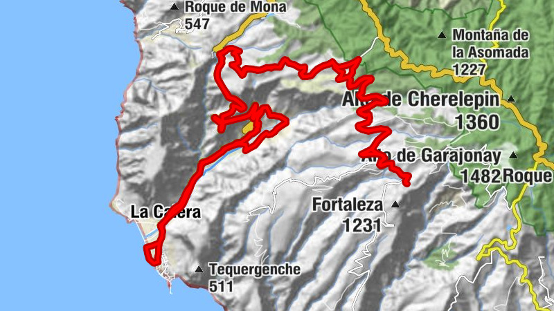 El Mantillo - Piedra de la Garza - La Puntilla - Charco del Conde