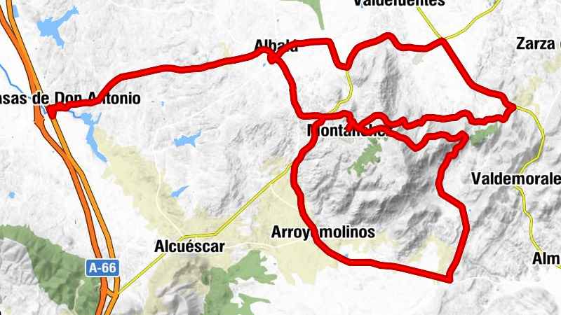 Casas de Don Antonio - Albalá - Torre de Santa María - Montánchez
