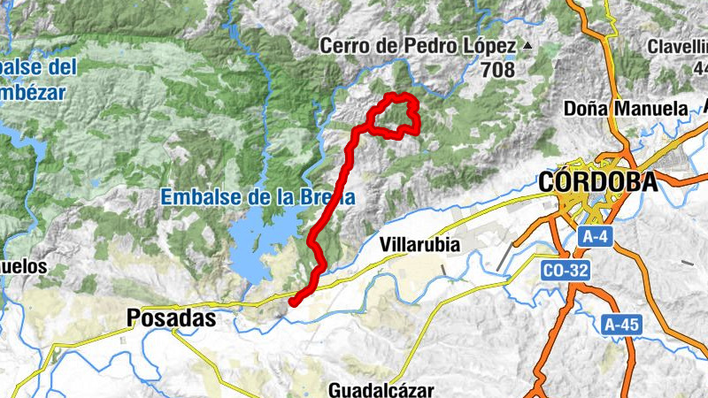 Córdoba - Castañar de Valdejetas - Puerto Artafi - El Puerto