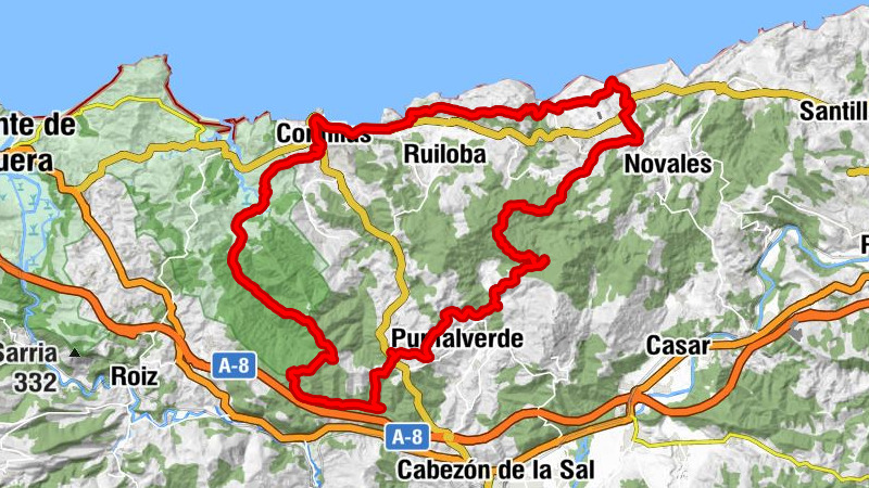 Restaurante La Hayuela - Ermita de San Miguel - Capilla Panteón de los Marqueses de Comillas - Ermita de Santa Lucía