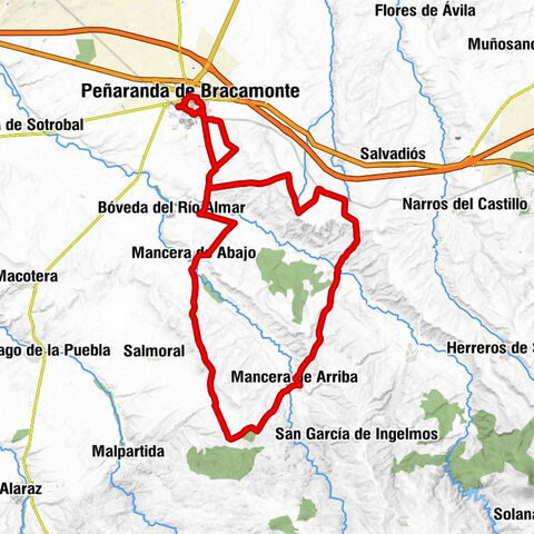 Penaranda de Bracamonte - Iglesia de San Miguel - Peñaranda de Bracamonte - Mancera de Arriba