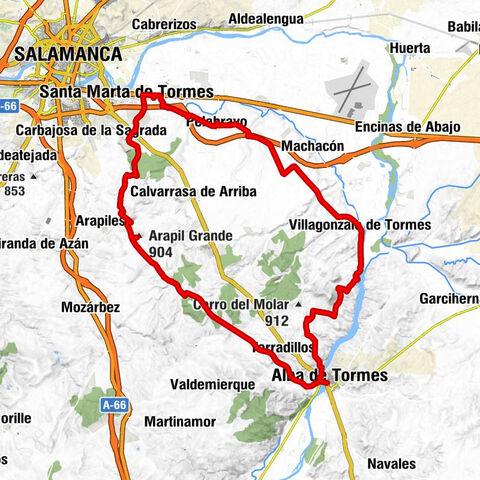 Santa Marta de Tormes - Mesón Las Villas - Arapil Grande - Alba de Tormes