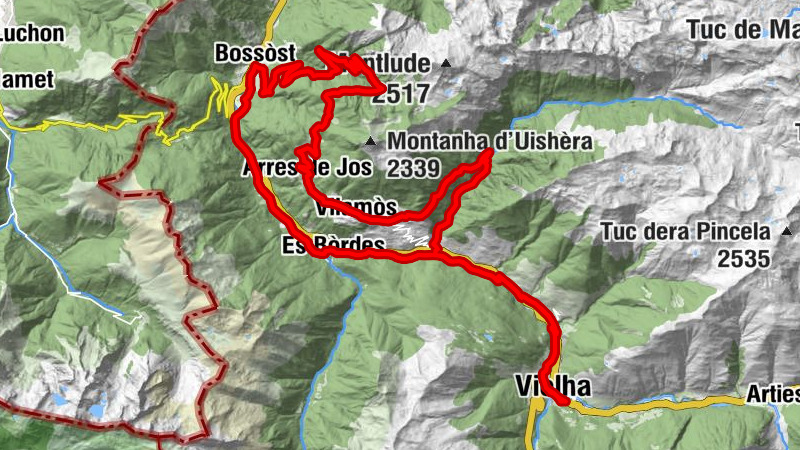 Sant Miquèu - Mare de Déu del Roser d'Aubèrt - Mair de Diu deth Rosèr - Sant Fabian e Sant Sebastian