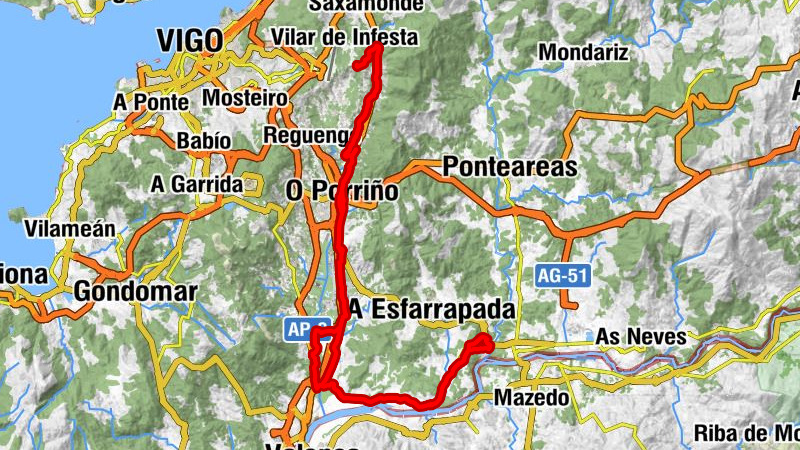 Capela de Santiaguiño - Capela da Virxe do Camiño - Igrexa de Santiago de Baldráns - Igrexa de San Pedro de Arantei