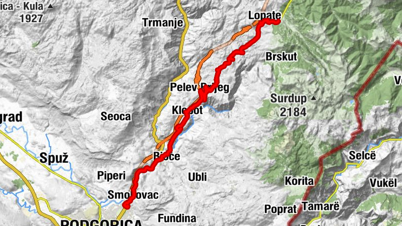 Tri Bora - Smokovac - Donje Mrke - Moračica
