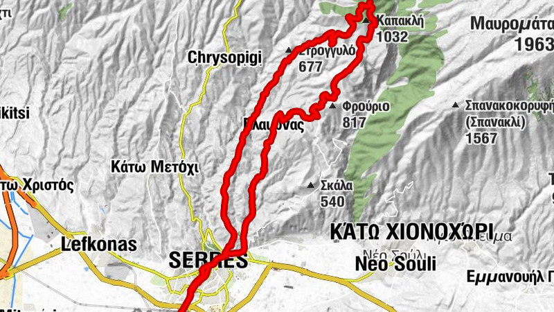 Σέρραι - Τιμίου Σταυρού - Κέντρο-Ταξιάρχες - Σέρρες