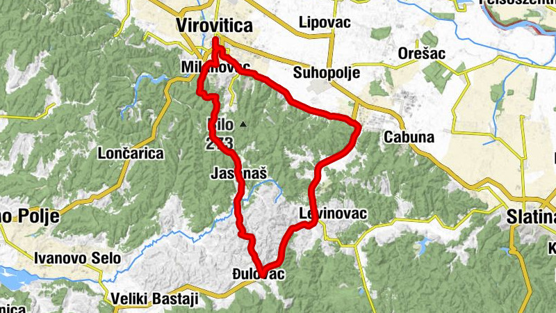 Virovitica - Restoran Strukovne škole Virovitica - Gladimirovac - Removac