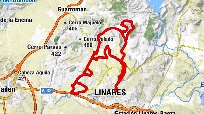 Linares - La Columna - Acebuchares - La Cruz