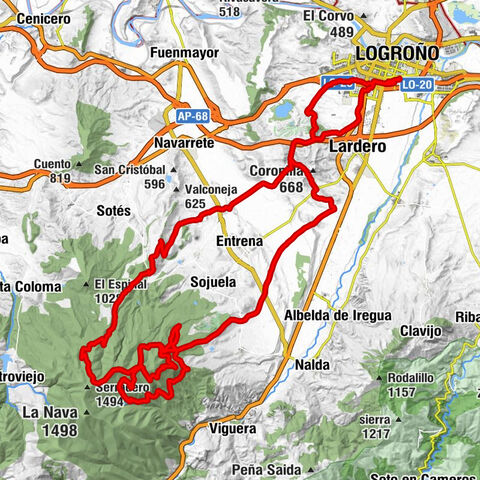 Logroño - Desfiladero de San Marcial - Las Neveras - Cascajos