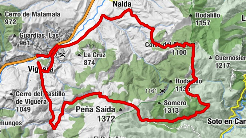 Viguera - Corro del Cura - Ermita de Villavieja - Nalda