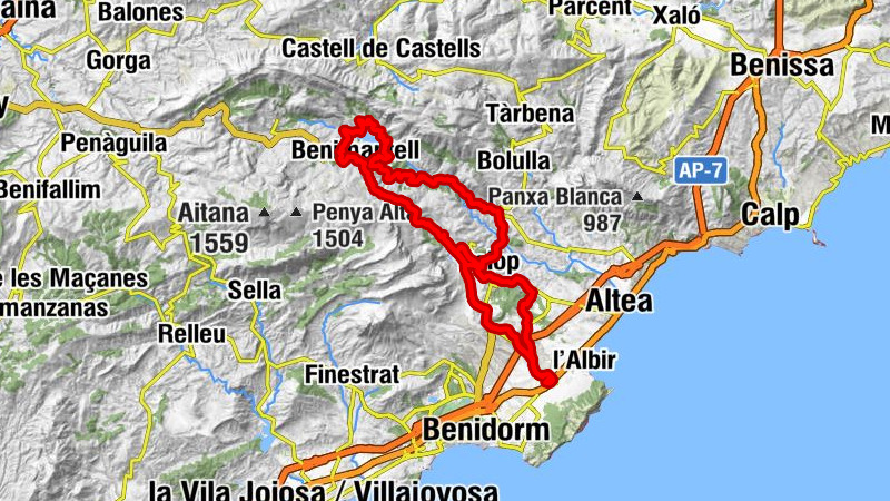 l'Alfàs del Pi - Restaurant Ponsoda - Penya Maura - Benidorm