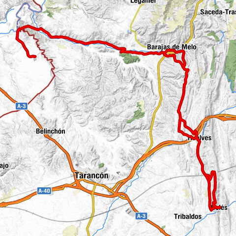 Barajas de Melo - Huelves - Uclés