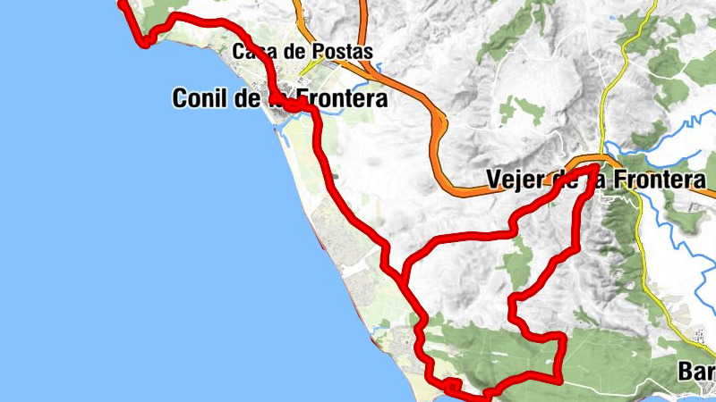 El Rozal - Conil de la Frontera - Venta Canuto - Venta Luis