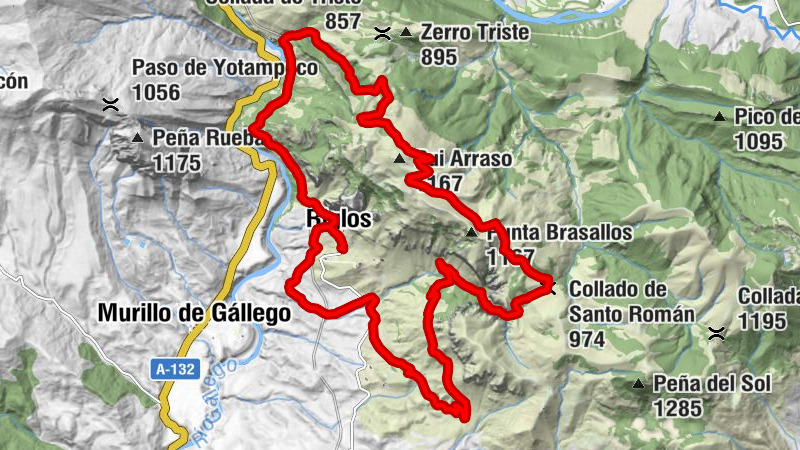 Refugio de Riglos - El Puro - Collada Tornero - Collada Espinabla