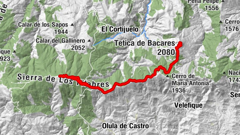 Calar Alto - Collado de los Rediles - Tetica de Bacares