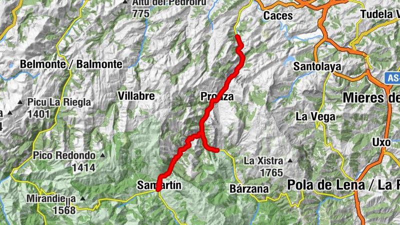 La Plaza - Pena Sobia - Santo Adriano de Tuñón - Capiella de San Andrés